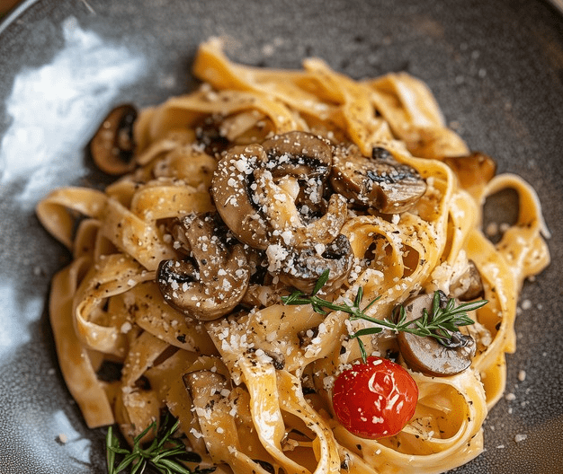 glutenfreie Pilz-Tagliatelle