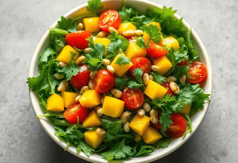 Rucola Mango Salat Rezept