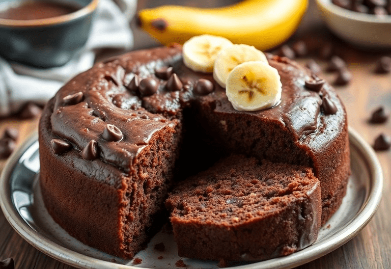 Schokoladen Bananen Kuchen Rezept